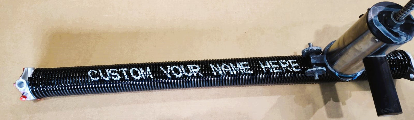 Personalized custom name stencil for business branding from SGD Springs